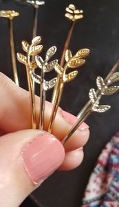 Stackable bracelets - leaf